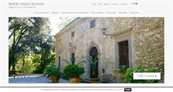 Desktop Screenshot of hotelvillaciconia.com