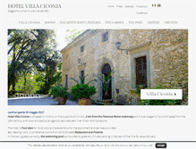 Tablet Screenshot of hotelvillaciconia.com